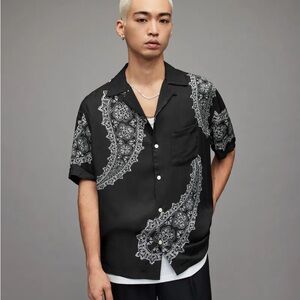 AllSaints Aaran Paisley Shirt